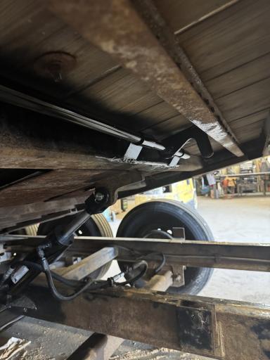 Fixed Cross-Member and New Cylinder with old latch deck latch.